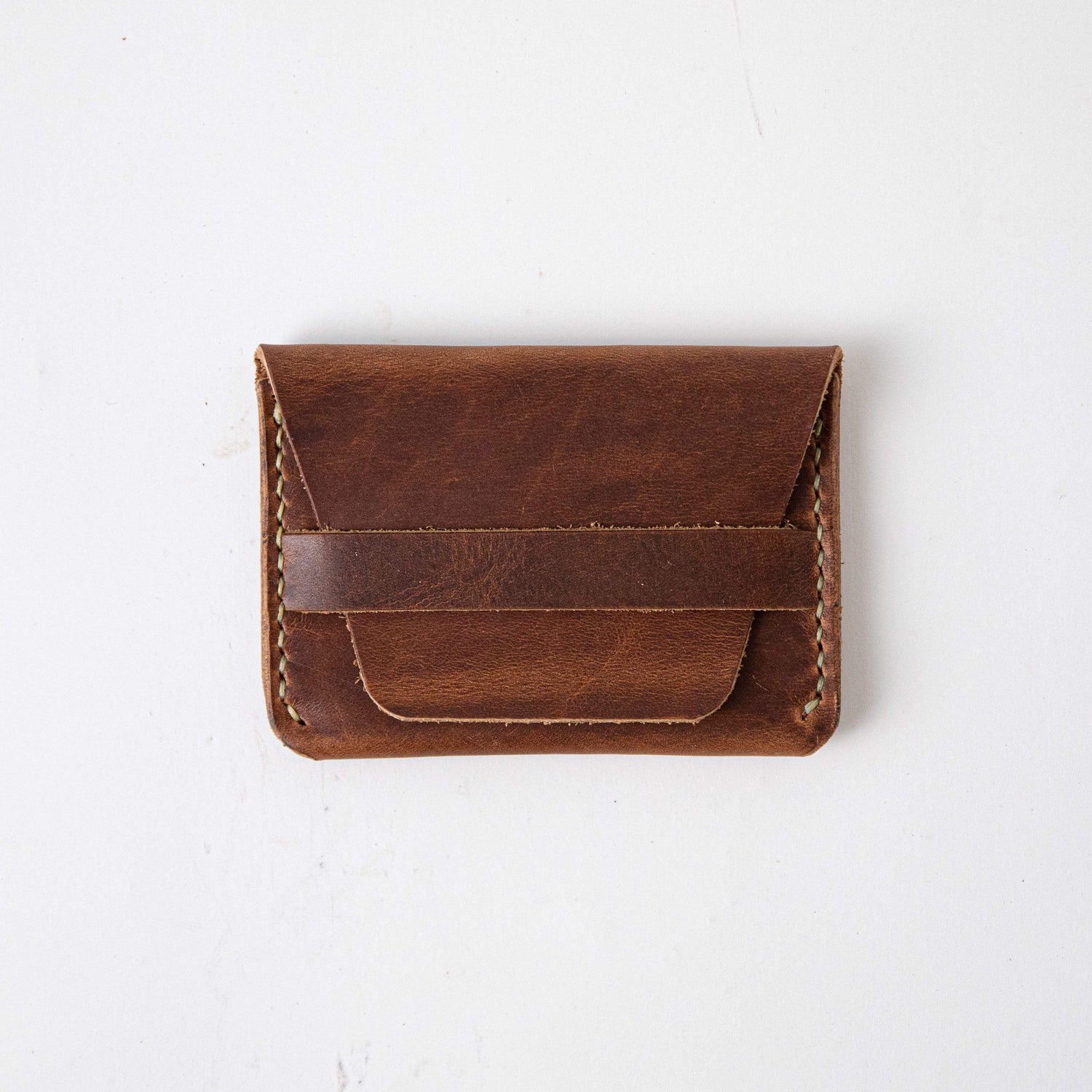 Mens Bifold Leather Wallet - Handcrafted in the USA
