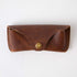 English Tan Sunglasses Case- leather glasses case - KMM & Co.