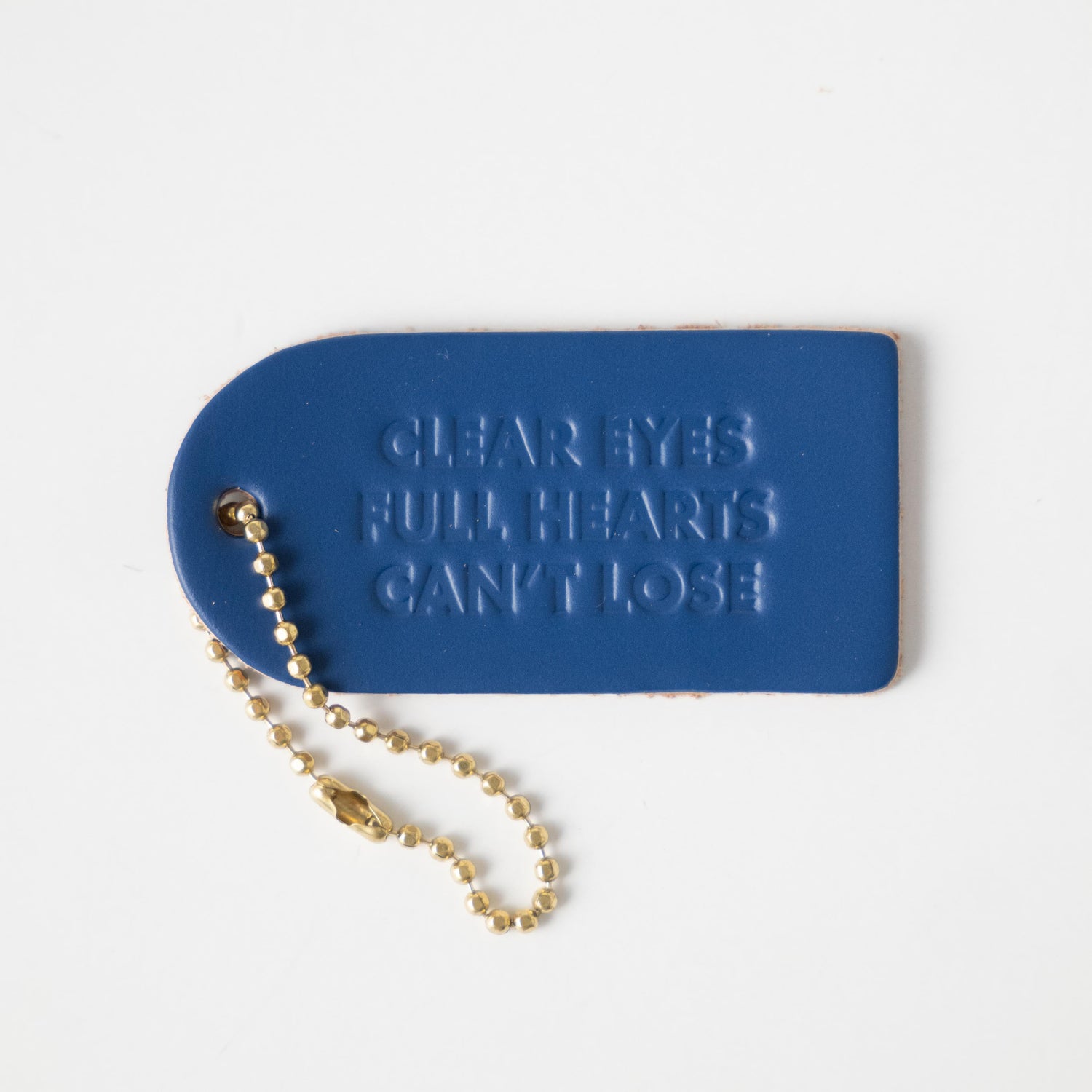 FNL Mini Leather Tag- personalized luggage tags - custom luggage tags - KMM &amp; Co.