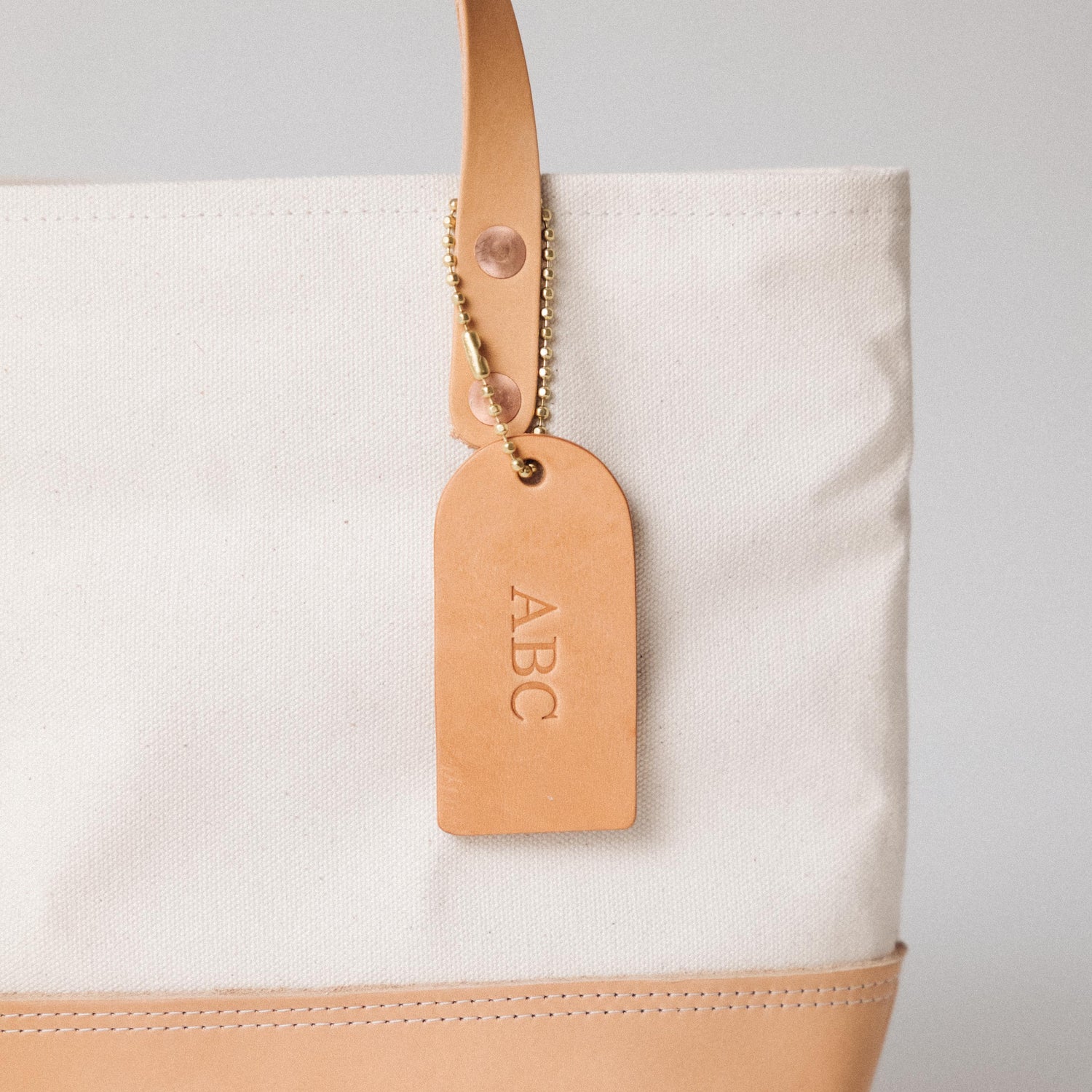 Free Mini Leather Tag- personalized luggage tags - custom luggage tags - KMM &amp; Co.