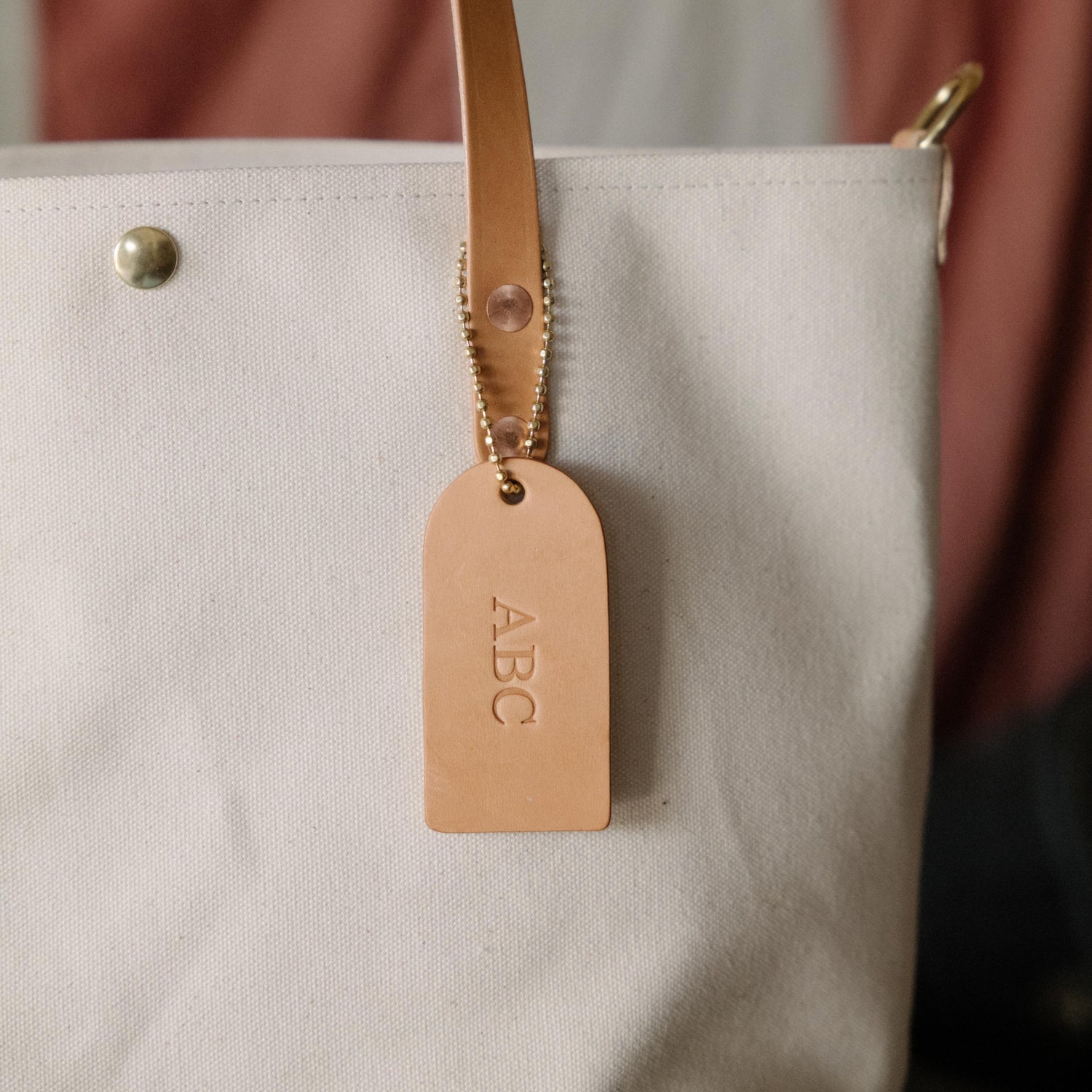 Free Mini Leather Tag- personalized luggage tags - custom luggage tags - KMM &amp; Co.