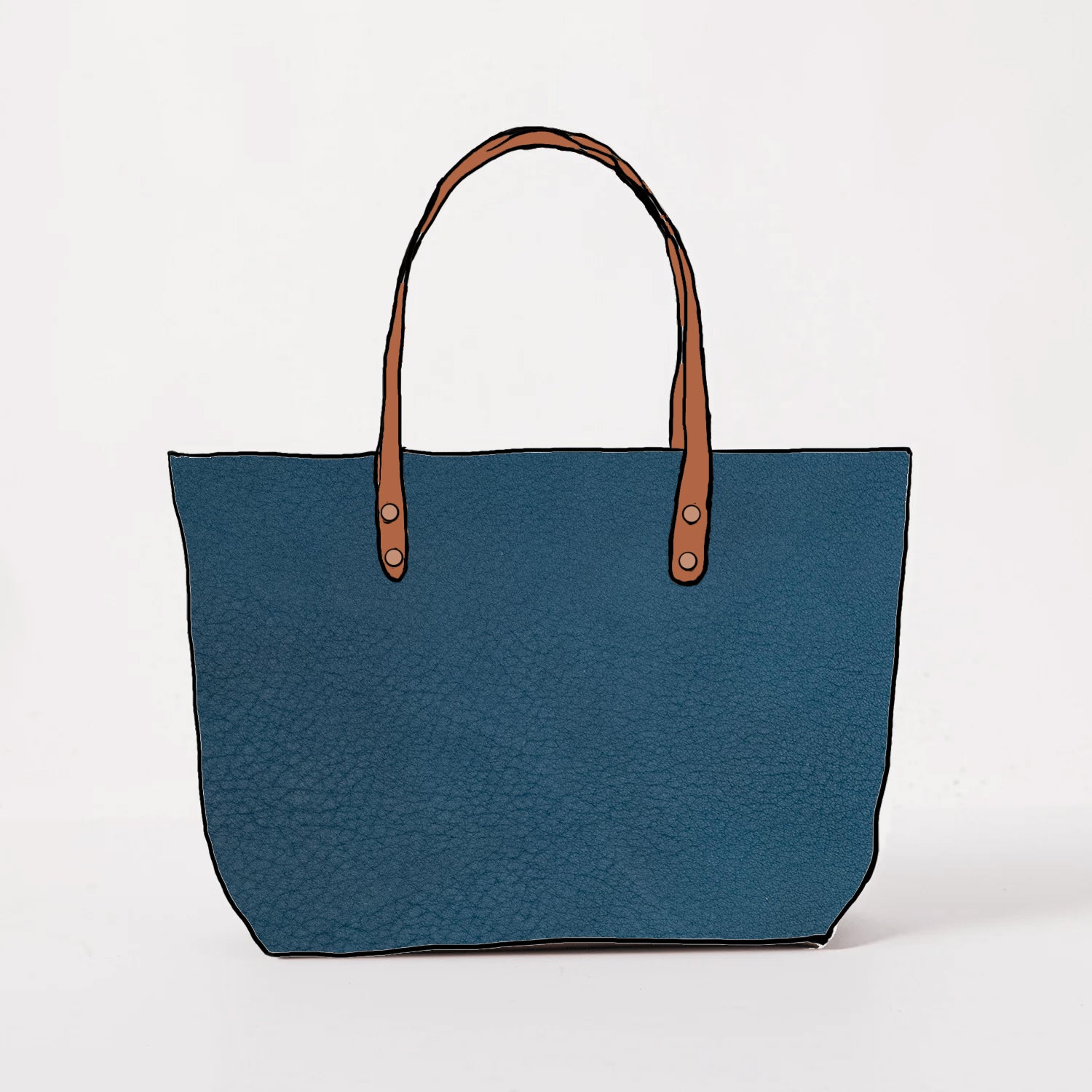 Fun Blue Dearborn East West Tote