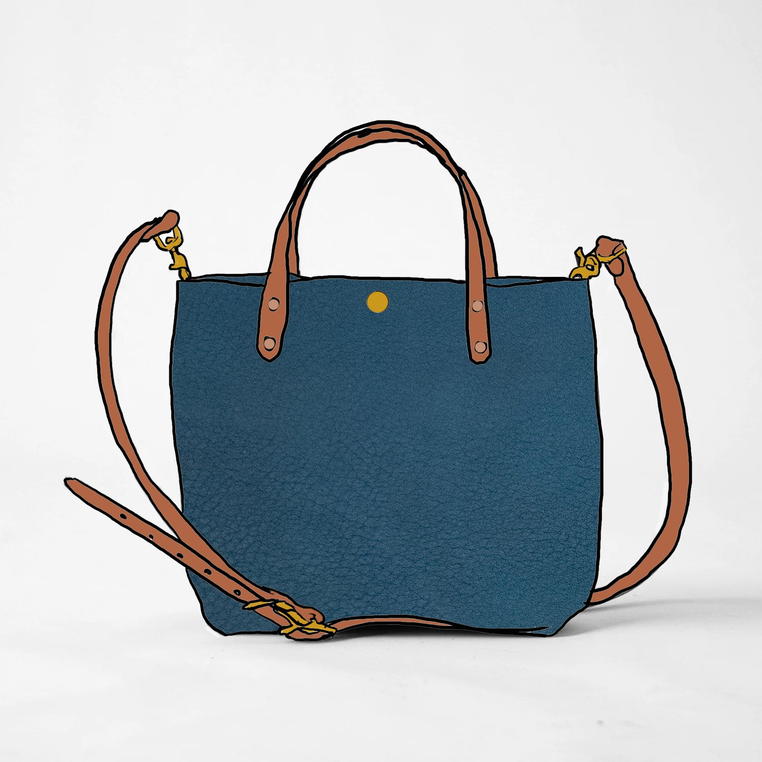 Fun Blue Dearborn Mini Tote