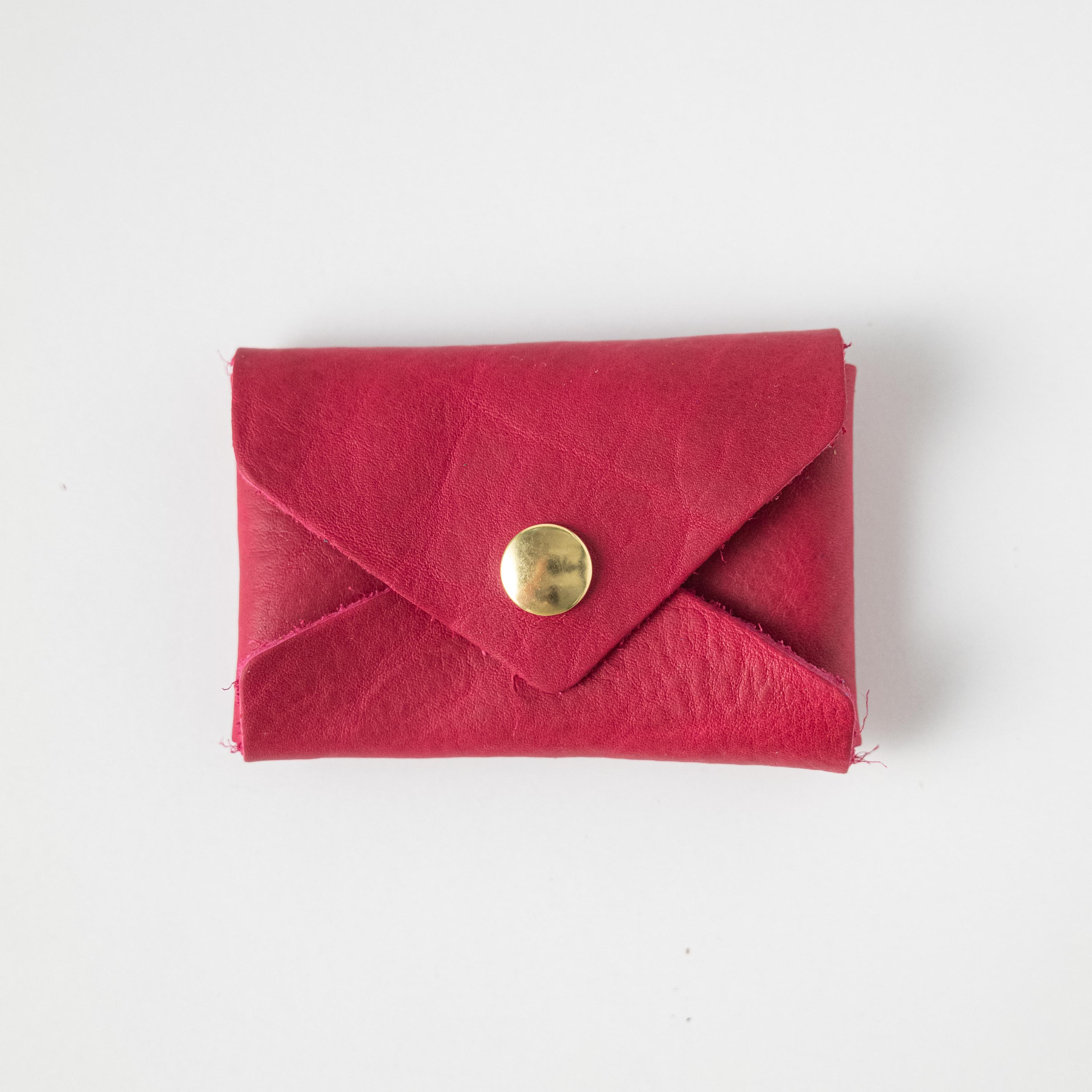 Get a free card envelope!- card holder wallet - leather wallet made in America at KMM &amp; Co.