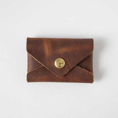 Get a free card envelope!- card holder wallet - leather wallet made in America at KMM &amp; Co.