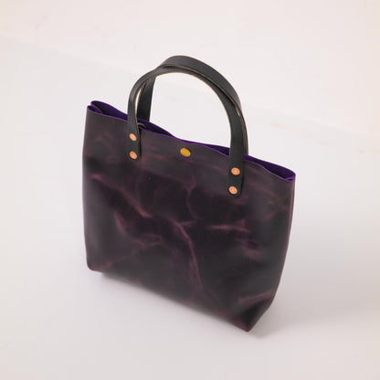 Glossy Purple Mini Tote Bundle