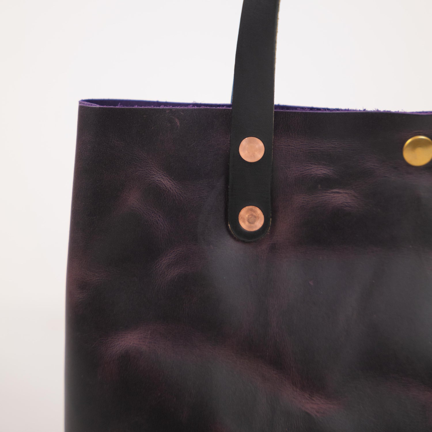 Glossy Purple Mini Tote Bundle