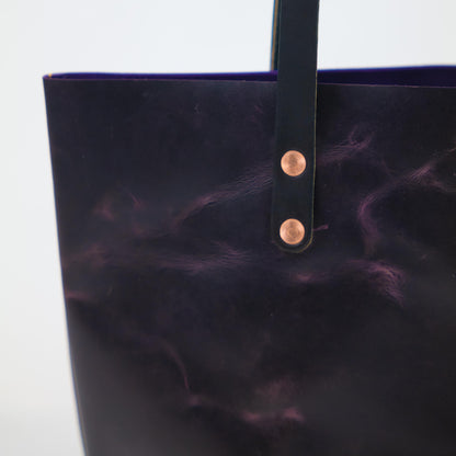 Glossy Purple Market Tote