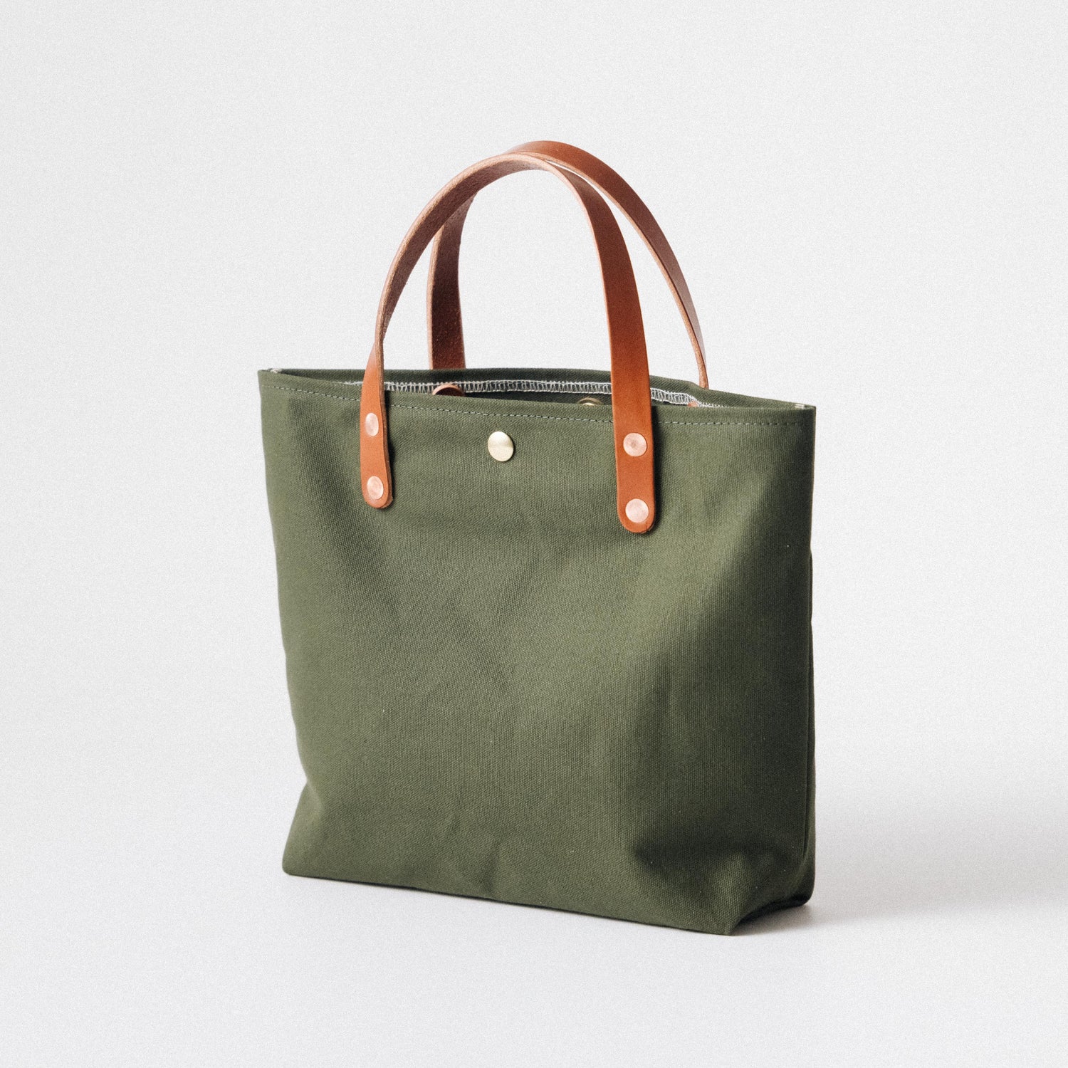 Green Canvas Mini Tote