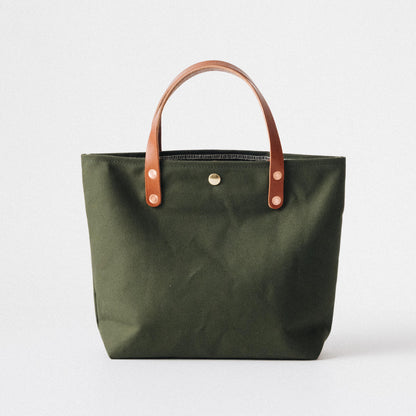 Green Canvas Mini Tote