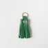 Green Cavalier Tassel Keychain- leather tassel keychain - KMM & Co.
