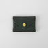 Green Kodiak Card Envelope- card holder wallet - leather wallet made in America at KMM & Co.