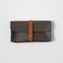 Grey Cypress Clutch Wallet- leather clutch bag - leather handmade bags - KMM & Co.