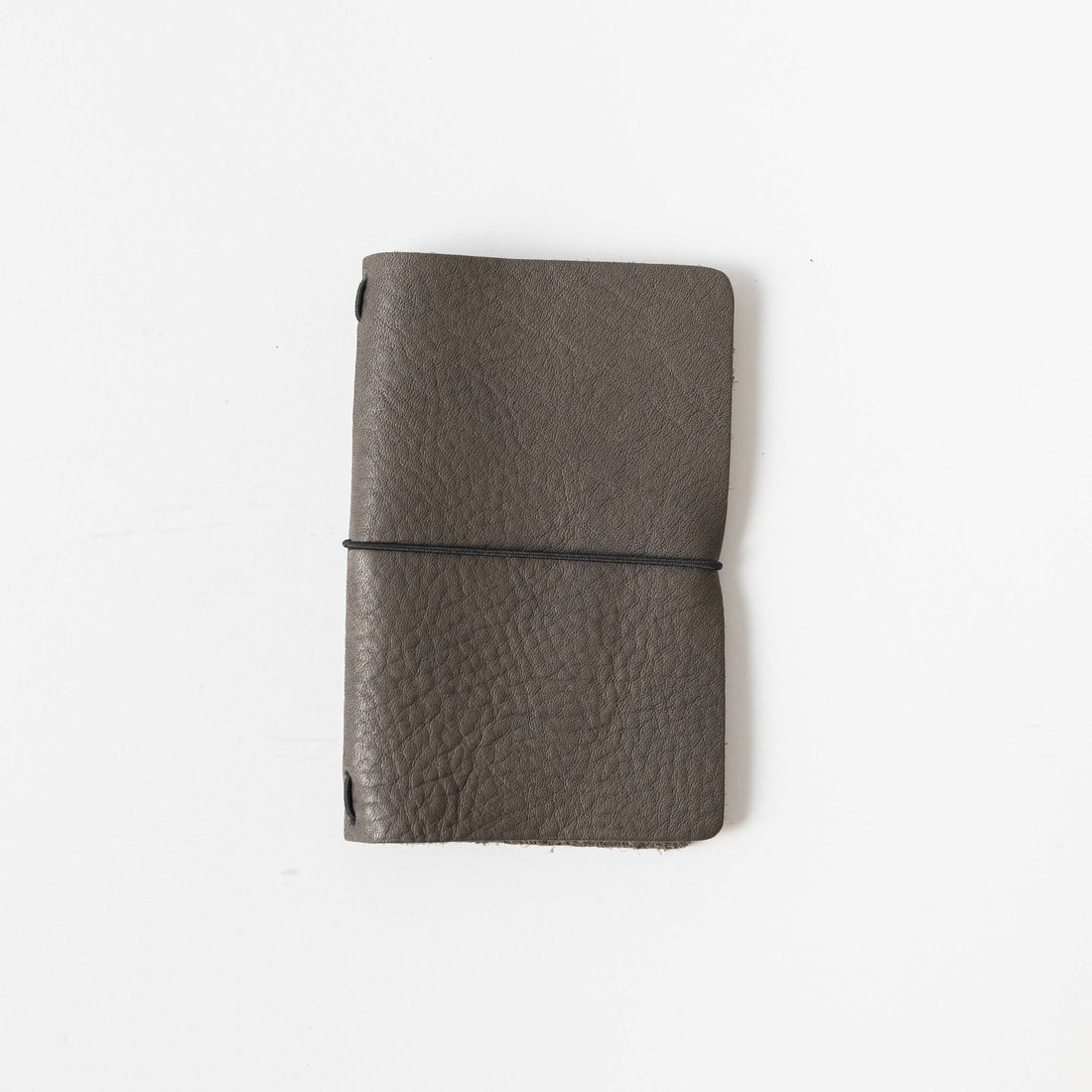 Grey Cypress Travel Notebook- leather journal - leather notebook - KMM & Co.