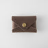 Grey Kodiak Card Envelope- card holder wallet - leather wallet made in America at KMM & Co.