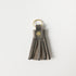 Grey Sky Tassel Keychain- leather tassel keychain - KMM & Co.