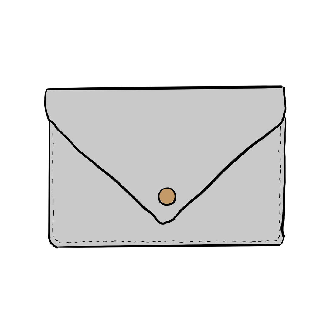 Horween Roulette Leather Clutch