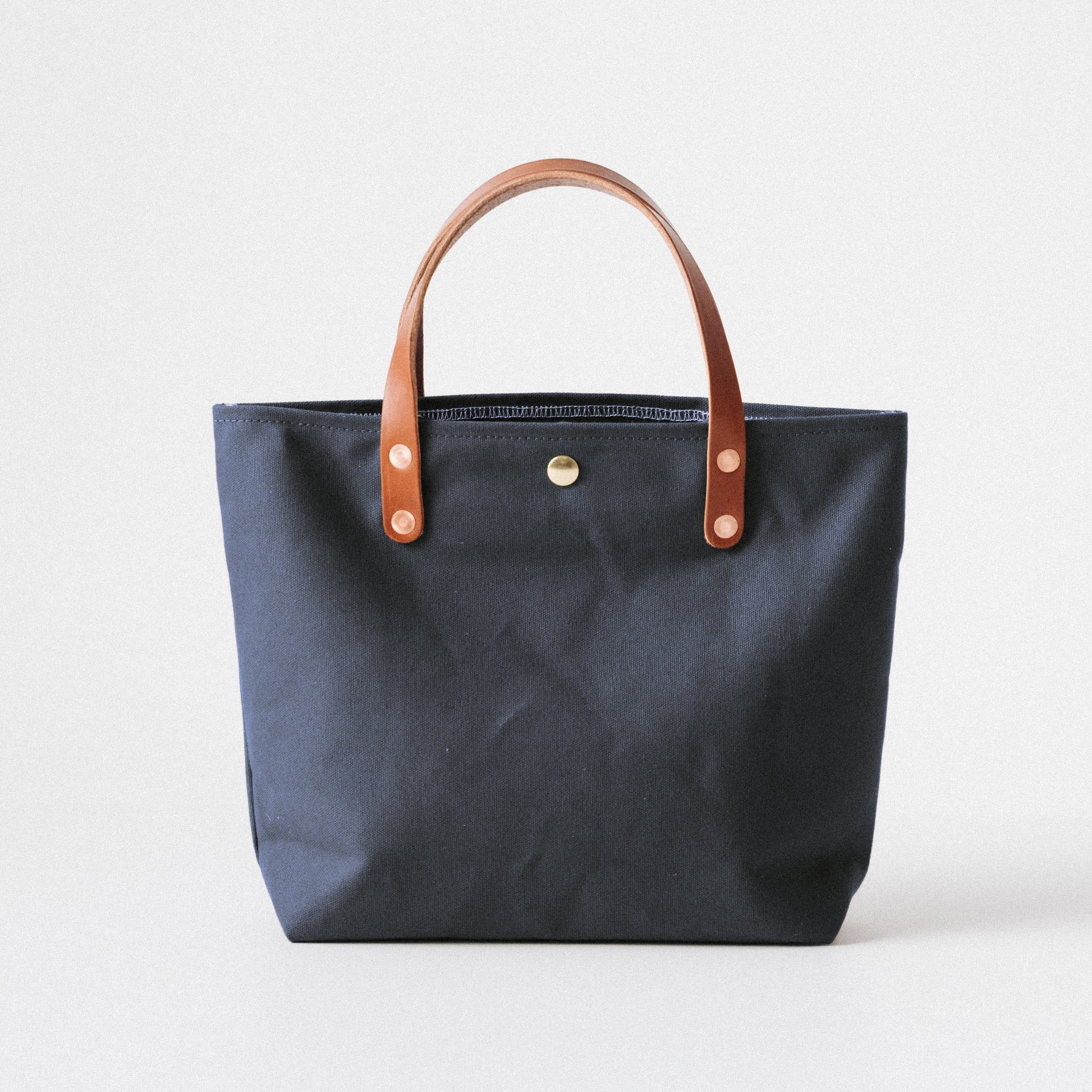 Heather Blue Canvas Mini Tote