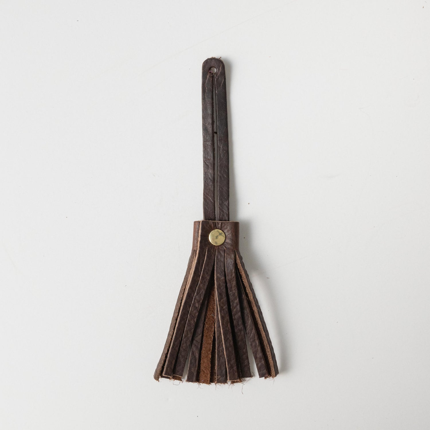 Hickory Leather Tassel- leather tassel keychain - KMM &amp; Co.