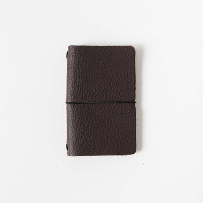 Hickory Travel Notebook- leather journal - leather notebook - KMM &amp; Co.