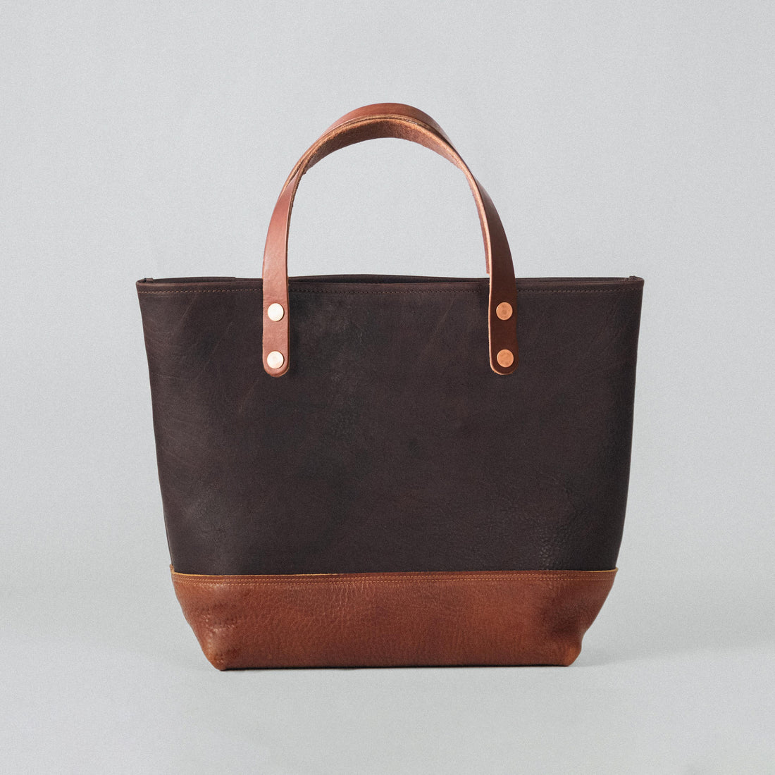 Hickory/Macchiato Mini Panel Tote