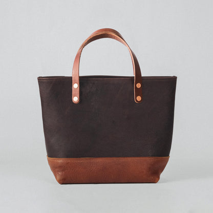 Hickory/Macchiato Mini Panel Tote