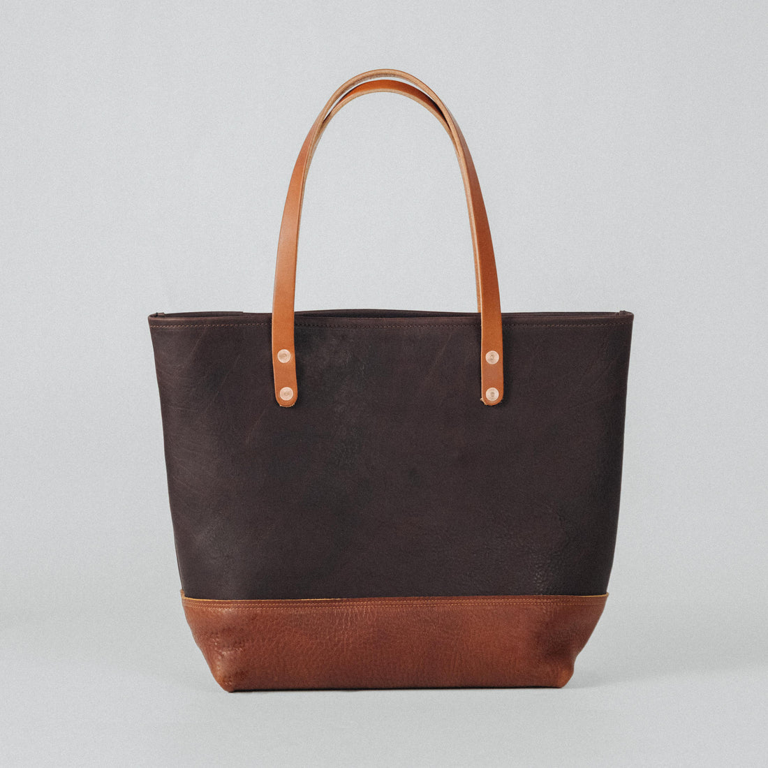Hickory/Macchiato Panel Tote