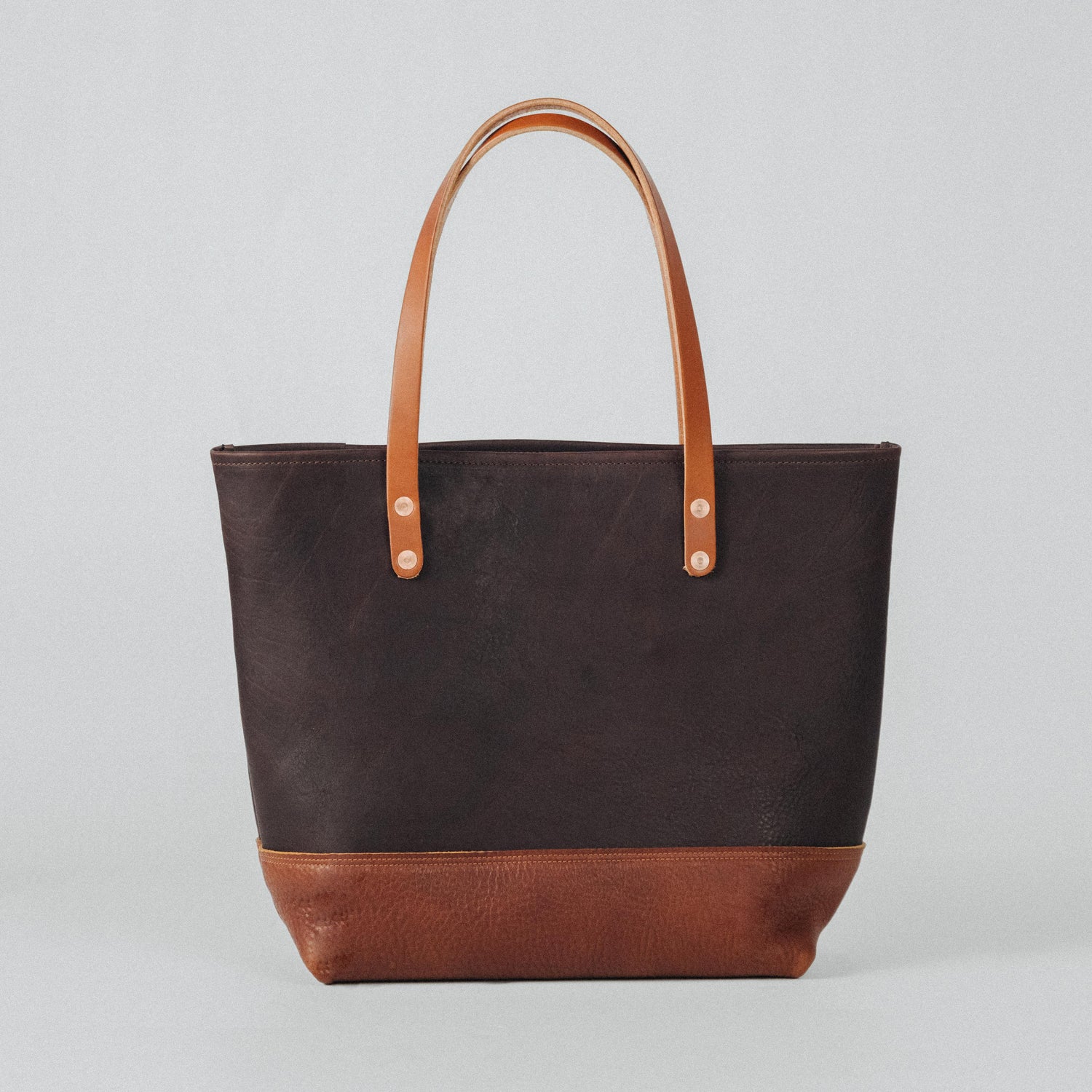 Hickory/Macchiato Panel Tote