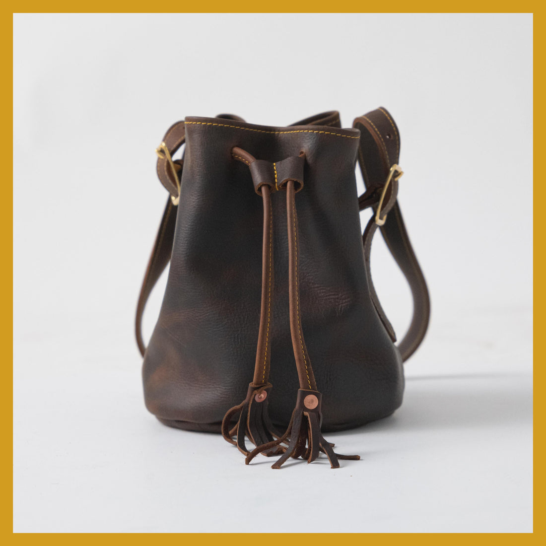 Scratch-and-Dent Brown Kodiak Bucket Bag