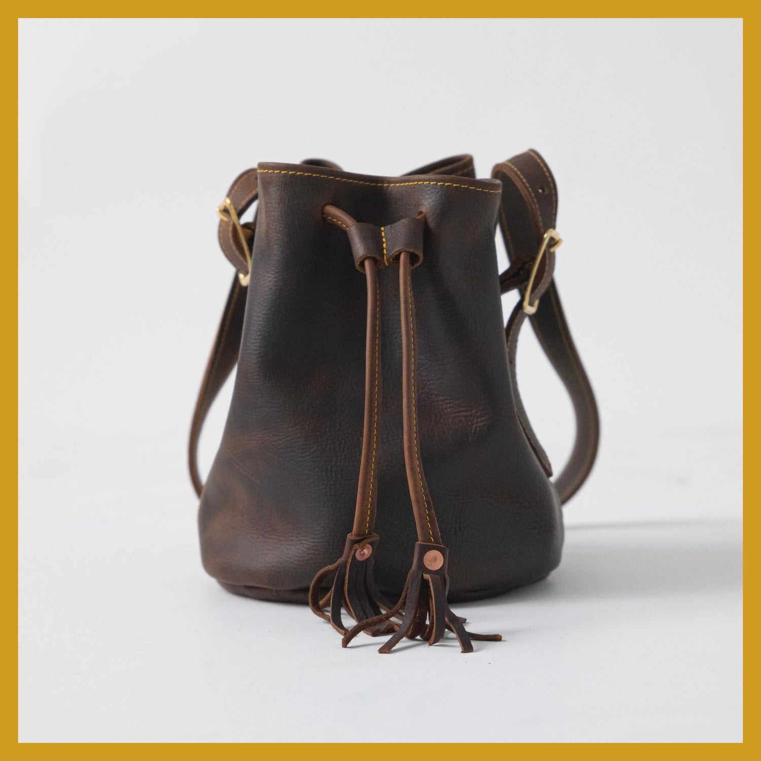 Scratch-and-Dent Brown Kodiak Bucket Bag