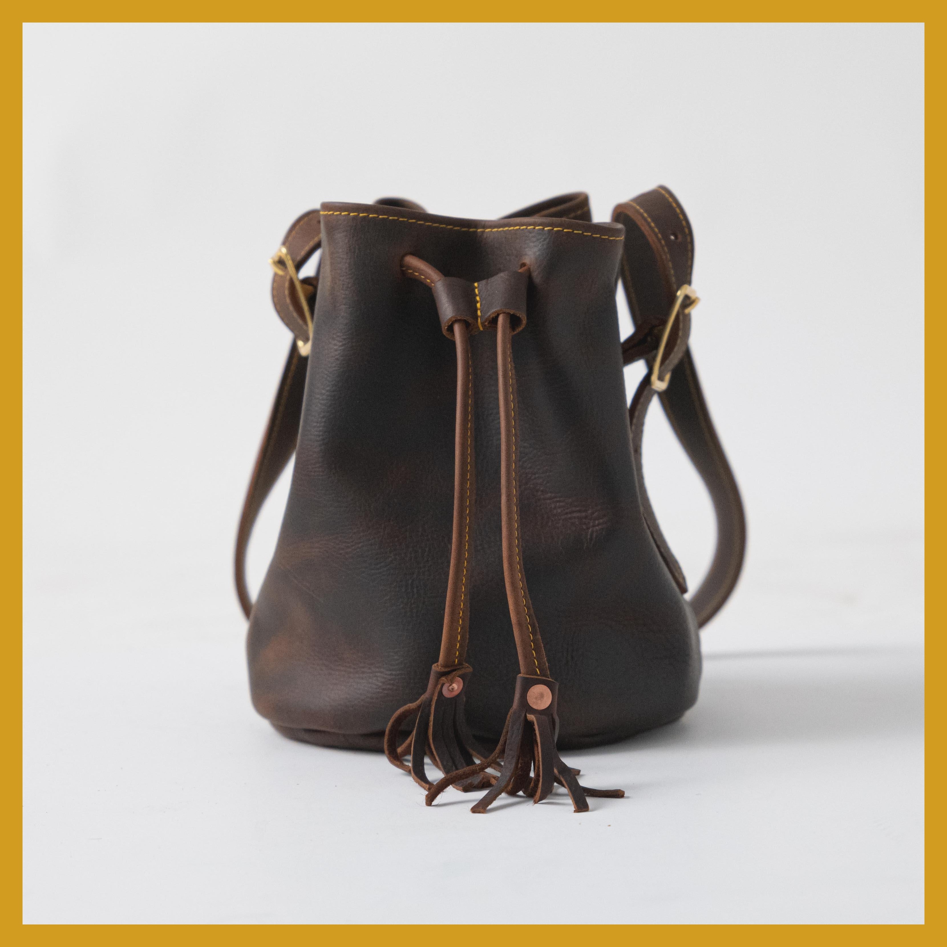 Scratch-and-Dent Brown Kodiak Bucket Bag