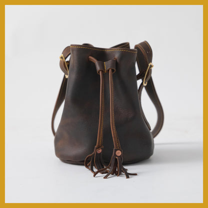 Scratch-and-Dent Brown Kodiak Bucket Bag