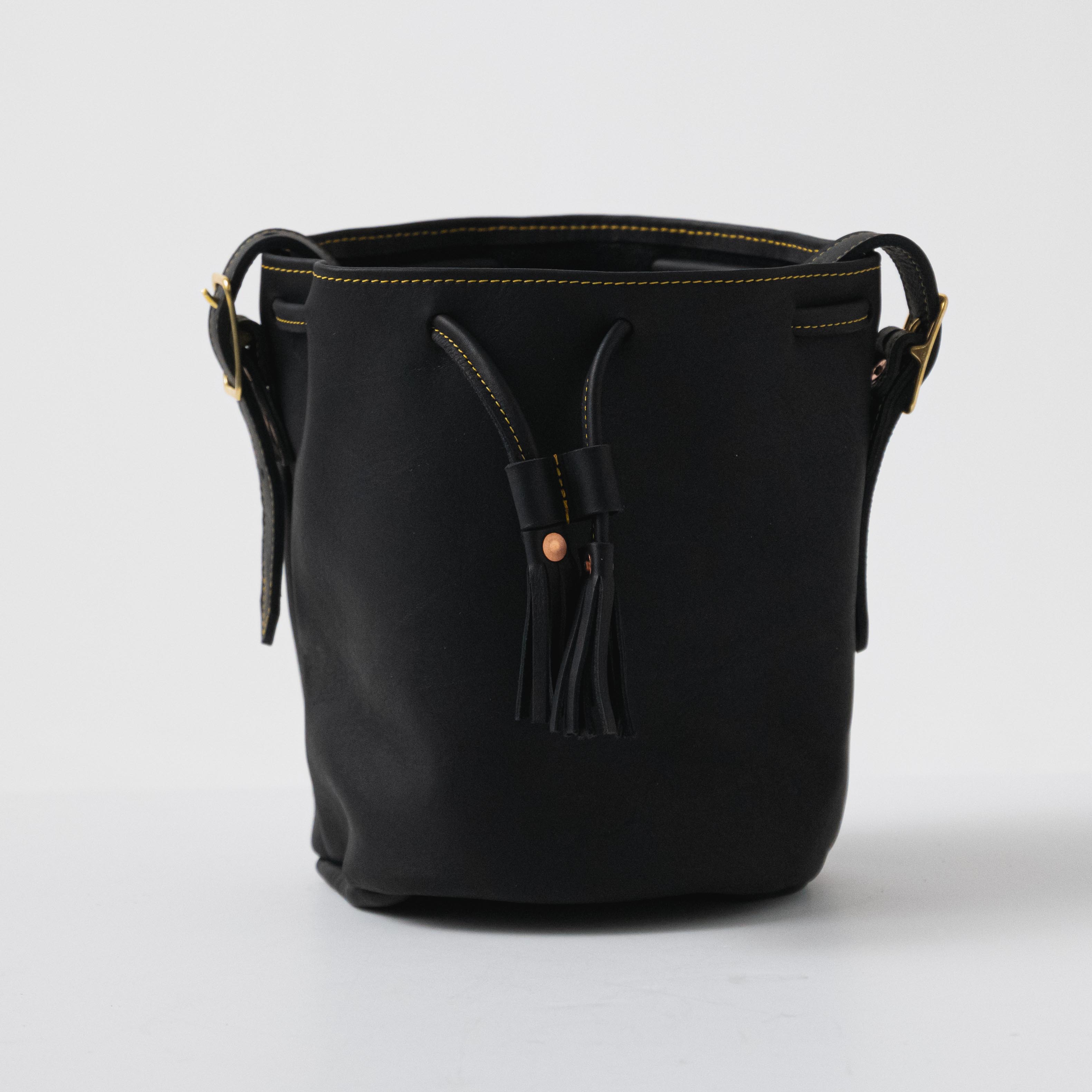 Scratch-and-Dent Black Cypress Bucket Bag