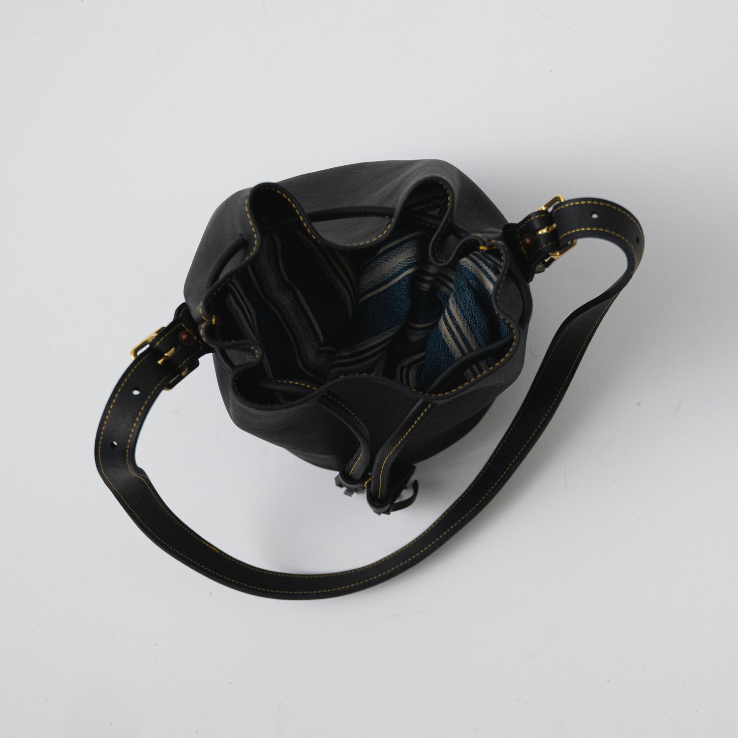 Scratch-and-Dent Black Cypress Bucket Bag