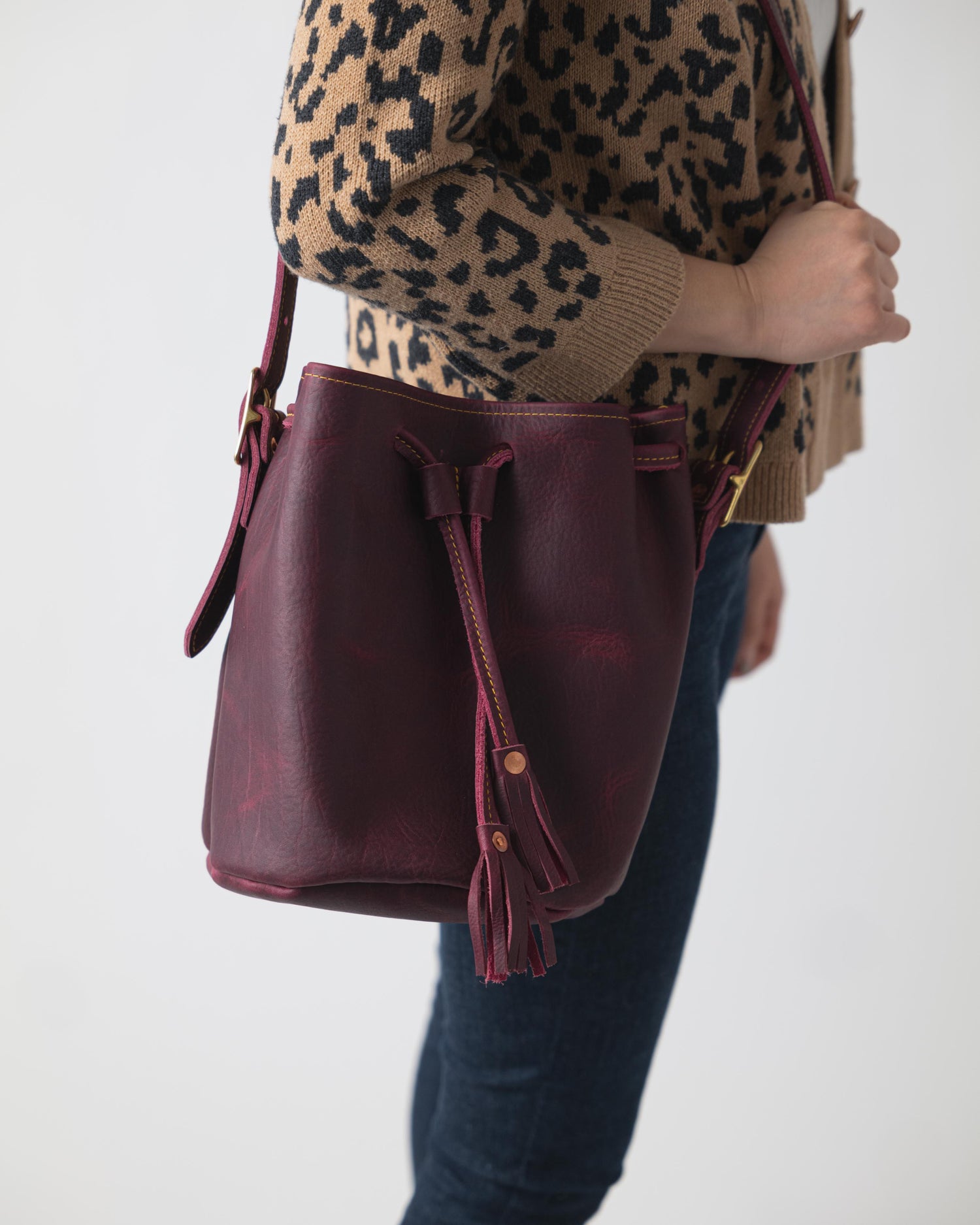 Scratch-and-Dent Purple Kodiak Bucket Bag