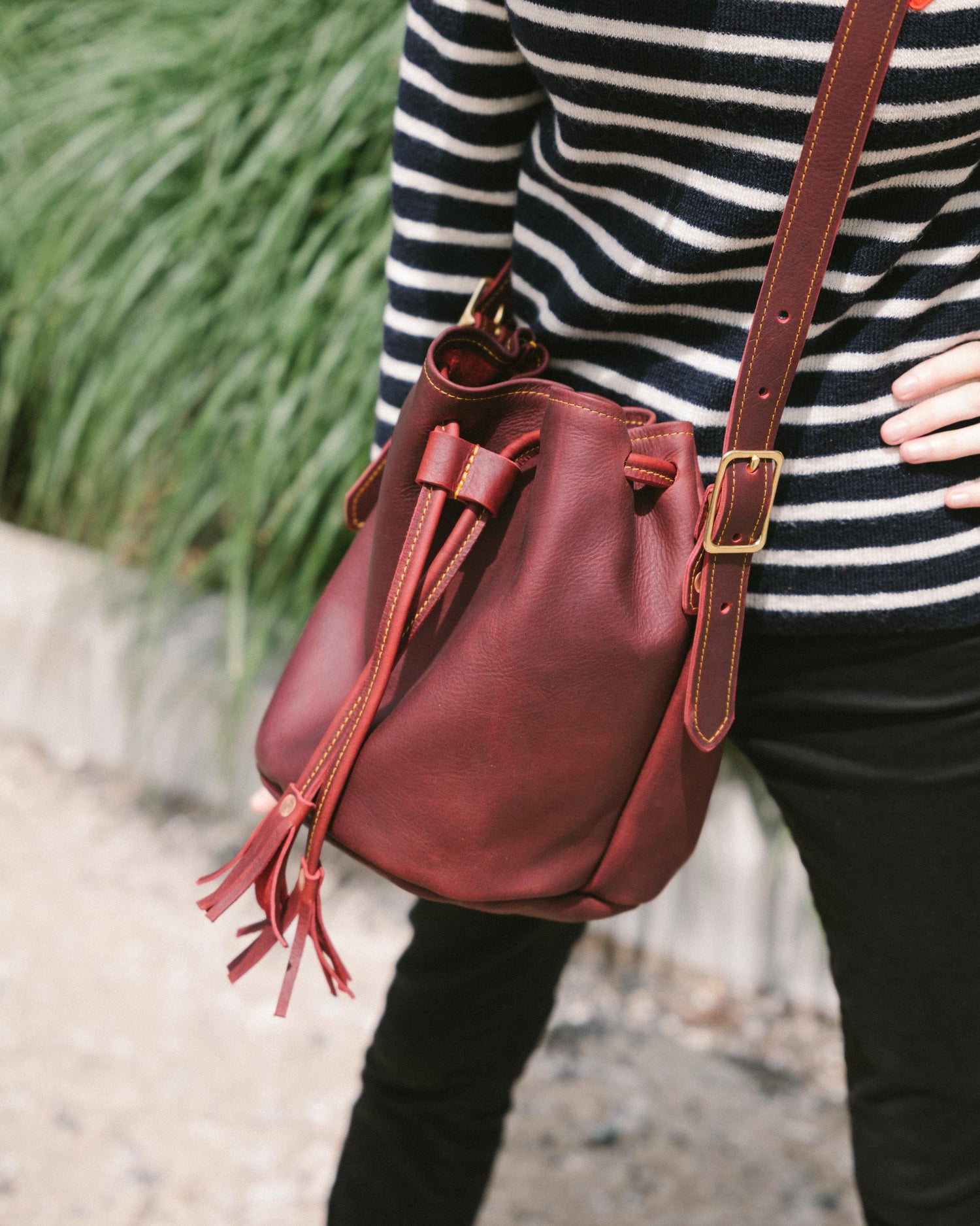 Scratch-and-Dent Red Kodiak Bucket Bag