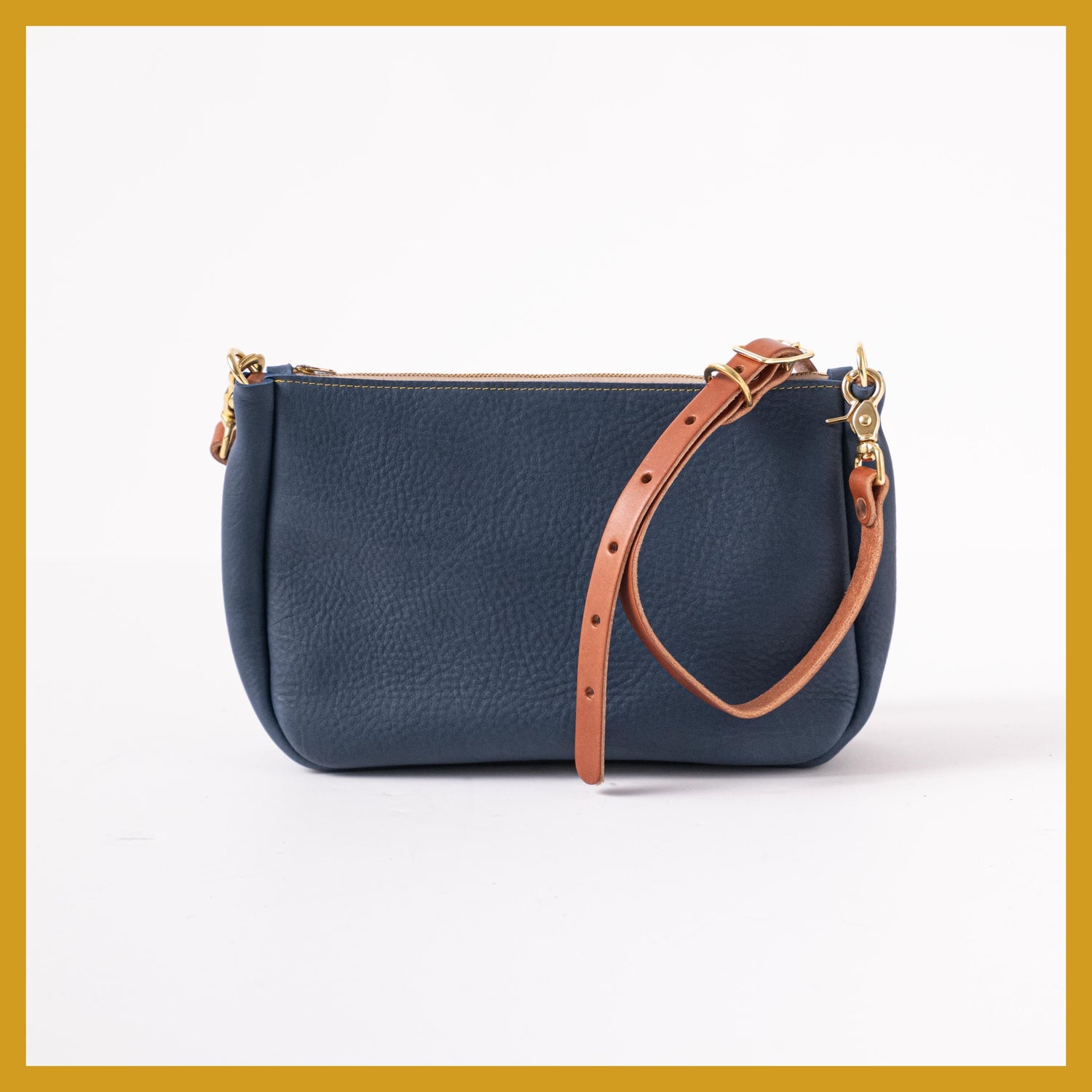 Scratch-and-Dent Blue Cypress Crossbody Bag