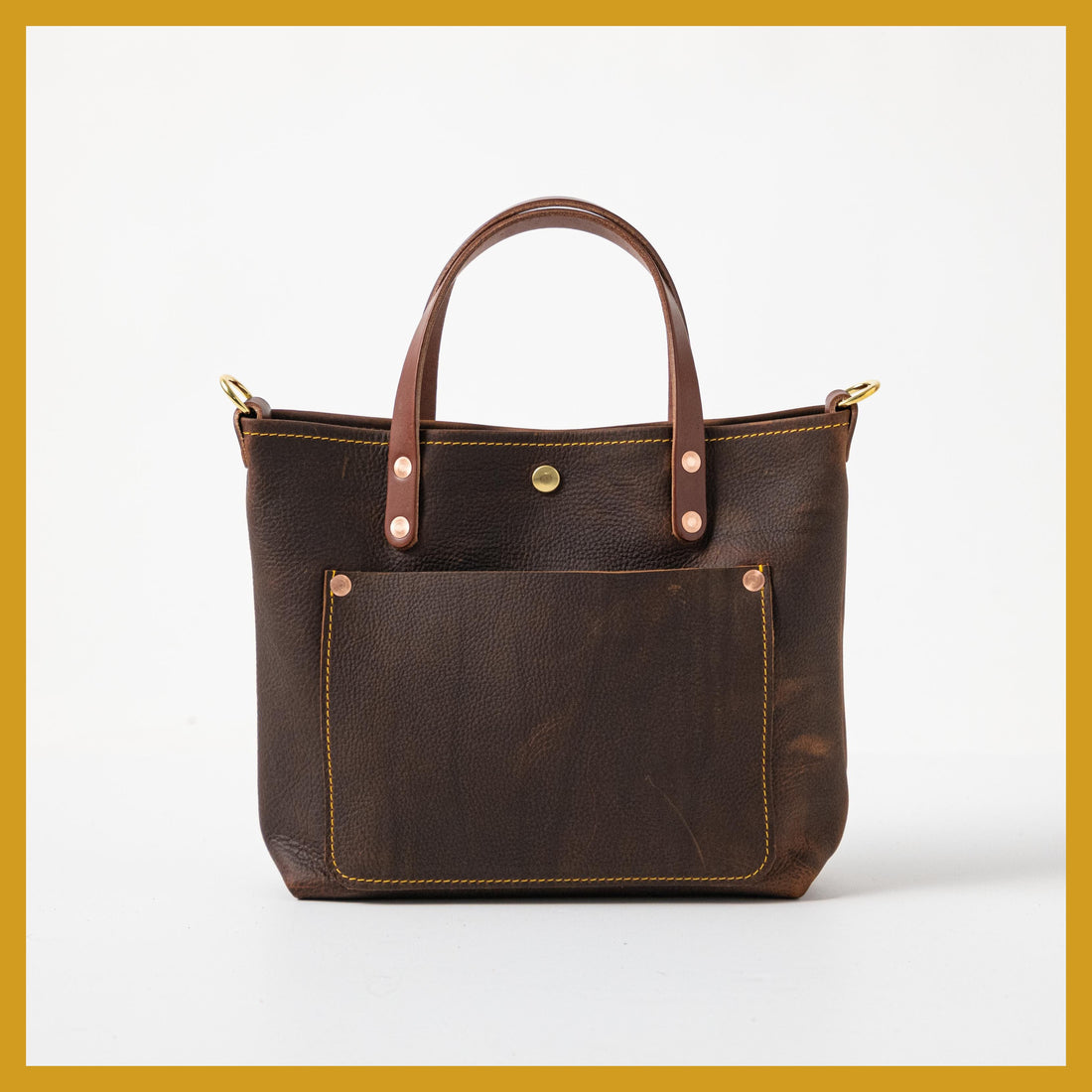 Scratch-and-Dent Brown Kodiak Mini Travel Tote