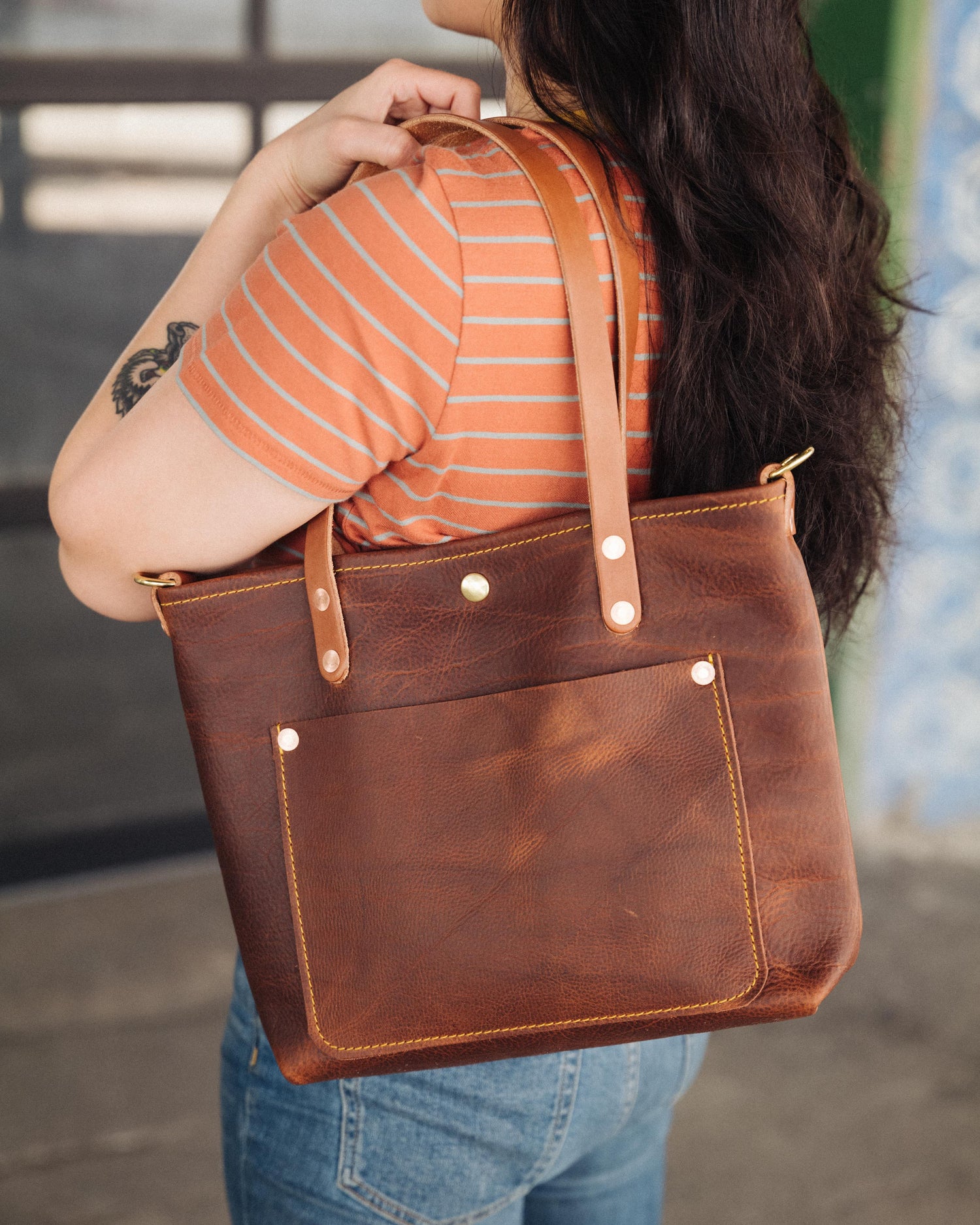 Scratch-and-Dent Tan Kodiak Mini Travel Tote