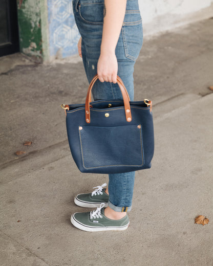 Scratch-and-Dent Blue Cypress Mini Travel Tote