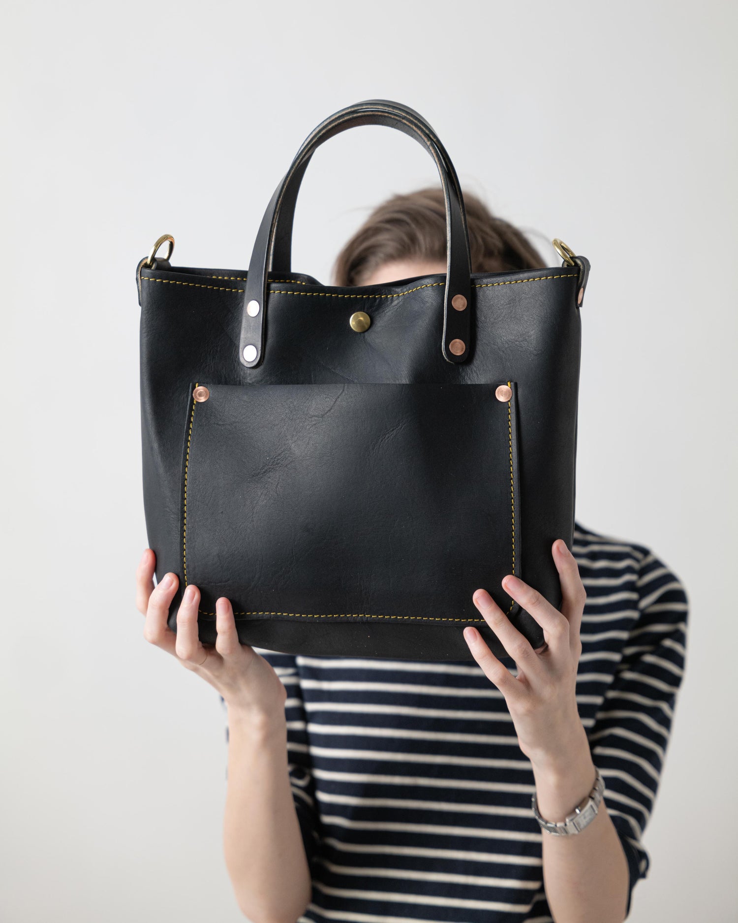 Scratch-and-Dent Black Cypress Mini Travel Tote