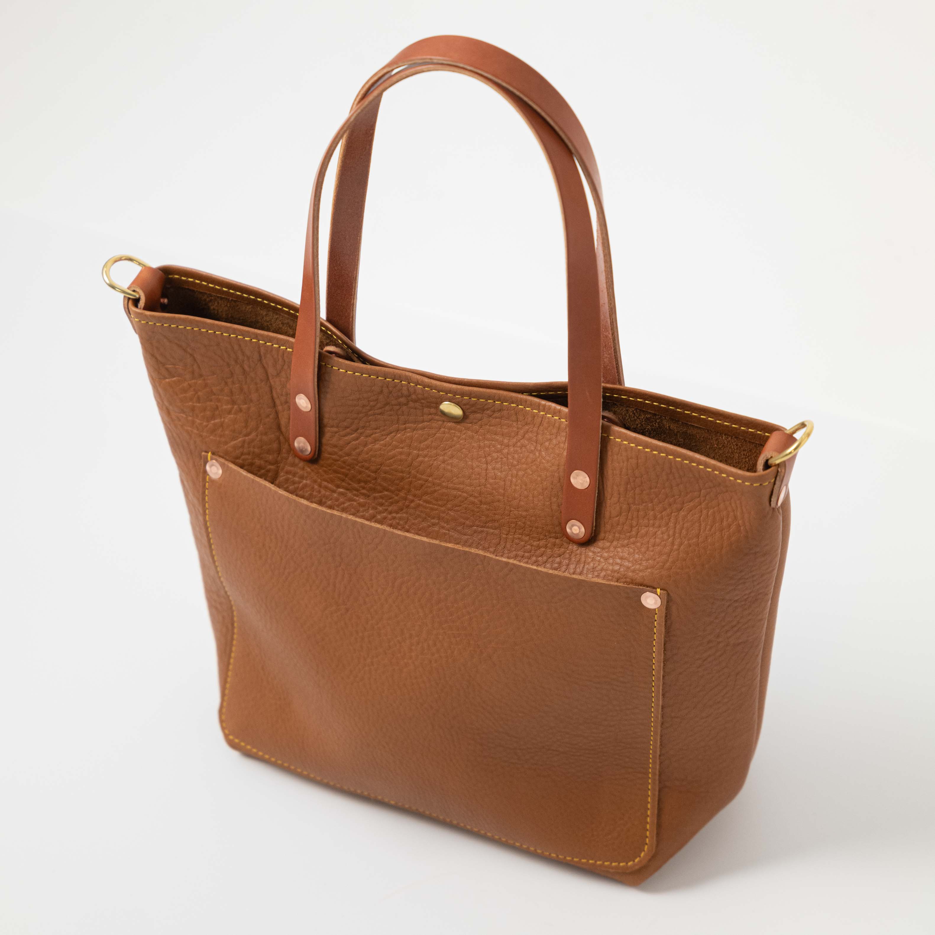 Scratch-and-Dent Cognac Cypress Travel Tote