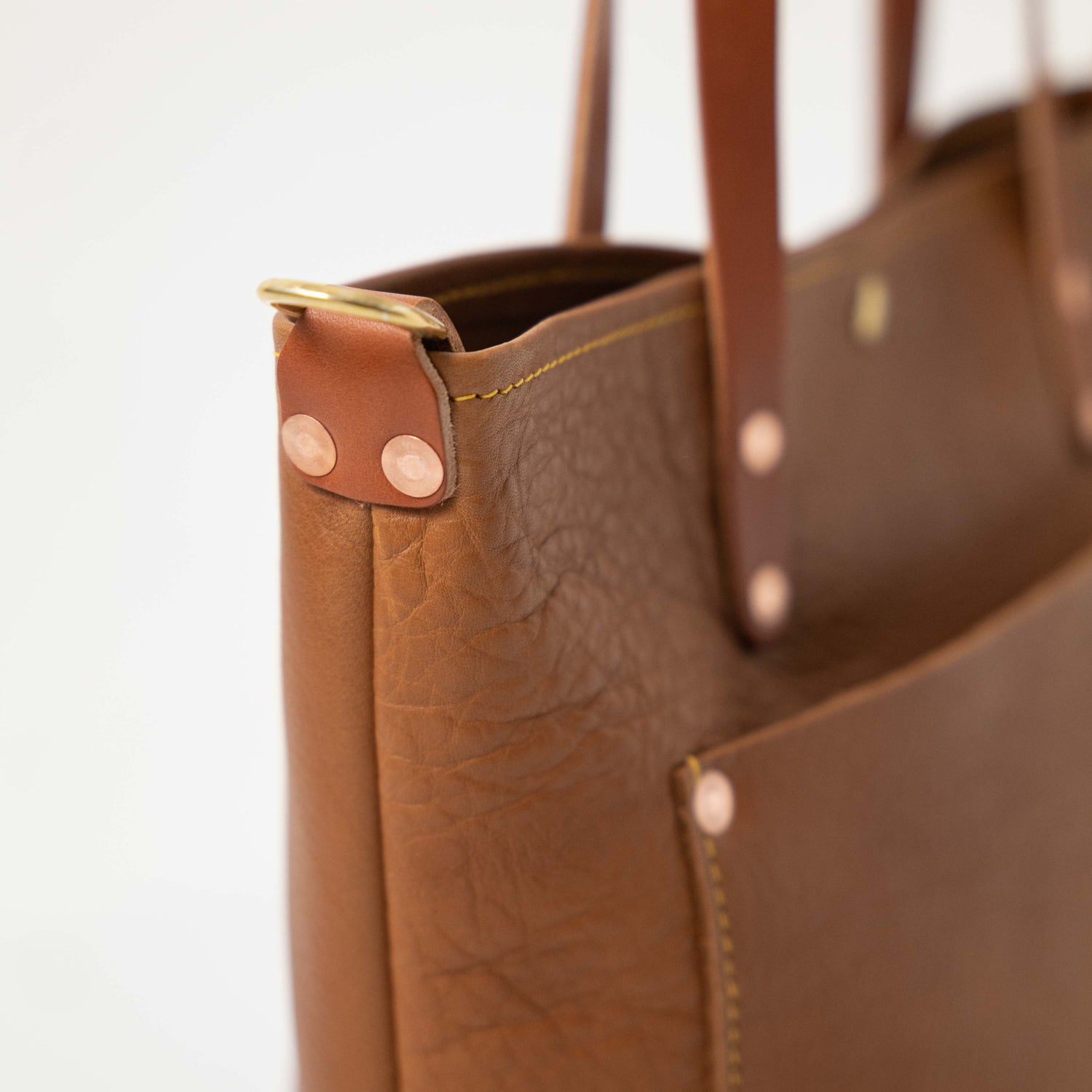 Scratch-and-Dent Cognac Cypress Travel Tote