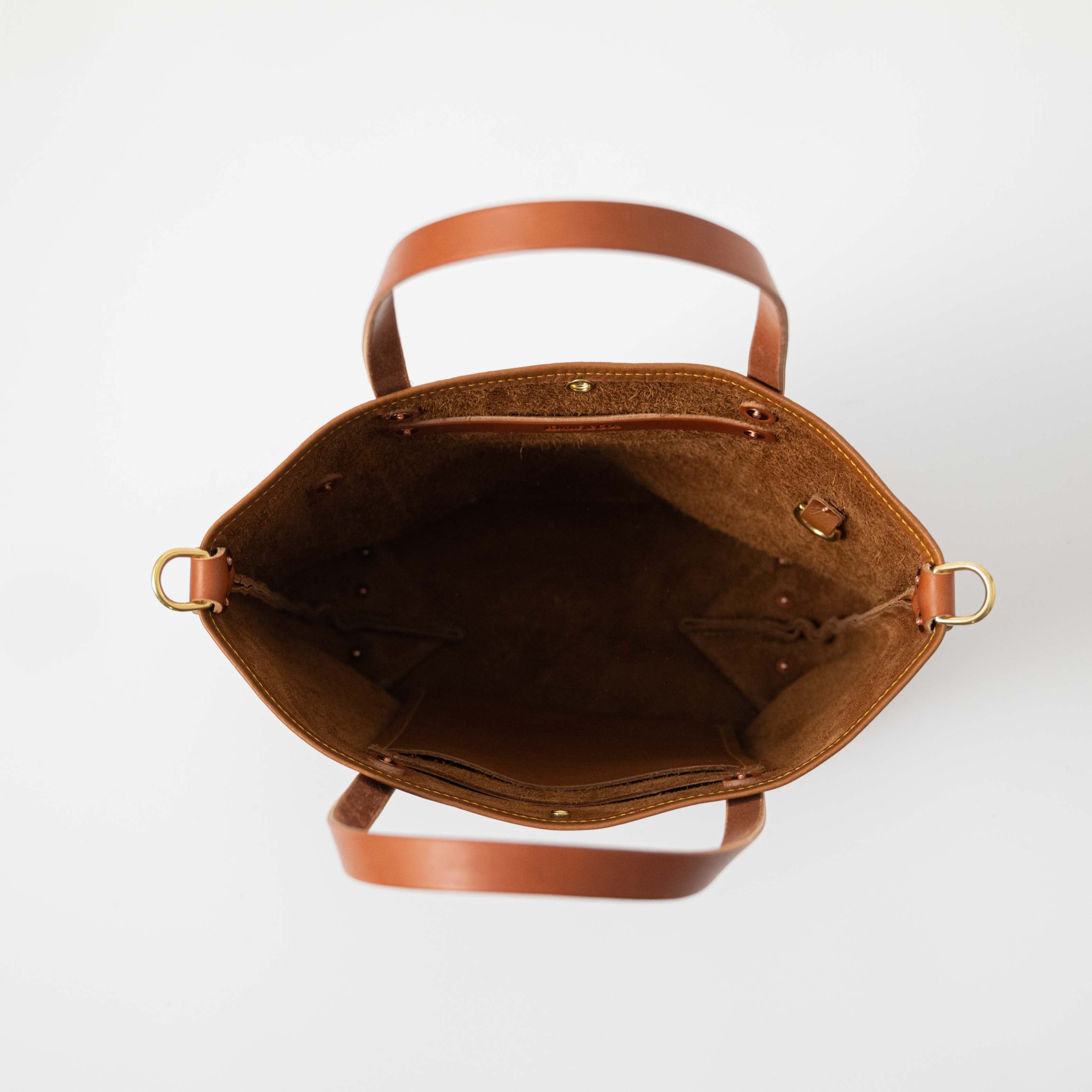 Scratch-and-Dent Cognac Cypress Travel Tote
