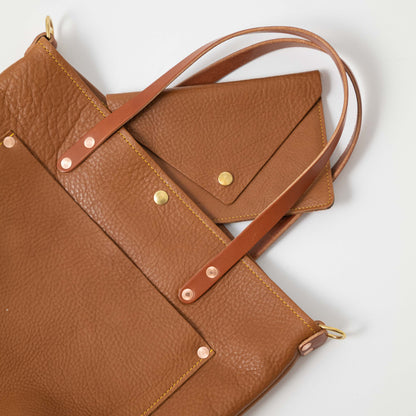 Scratch-and-Dent Cognac Cypress Travel Tote