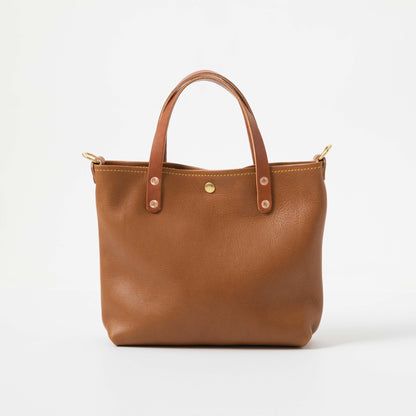 Scratch-and-Dent Cognac Cypress Mini Travel Tote