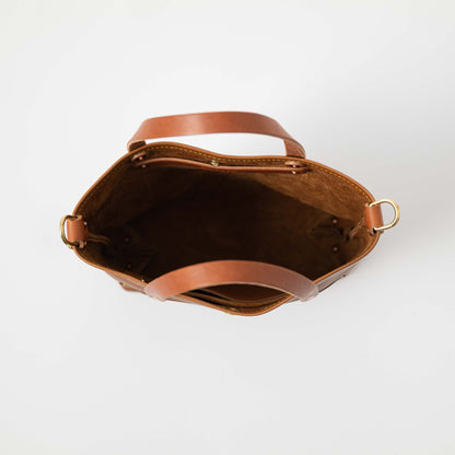 Scratch-and-Dent Cognac Cypress Mini Travel Tote