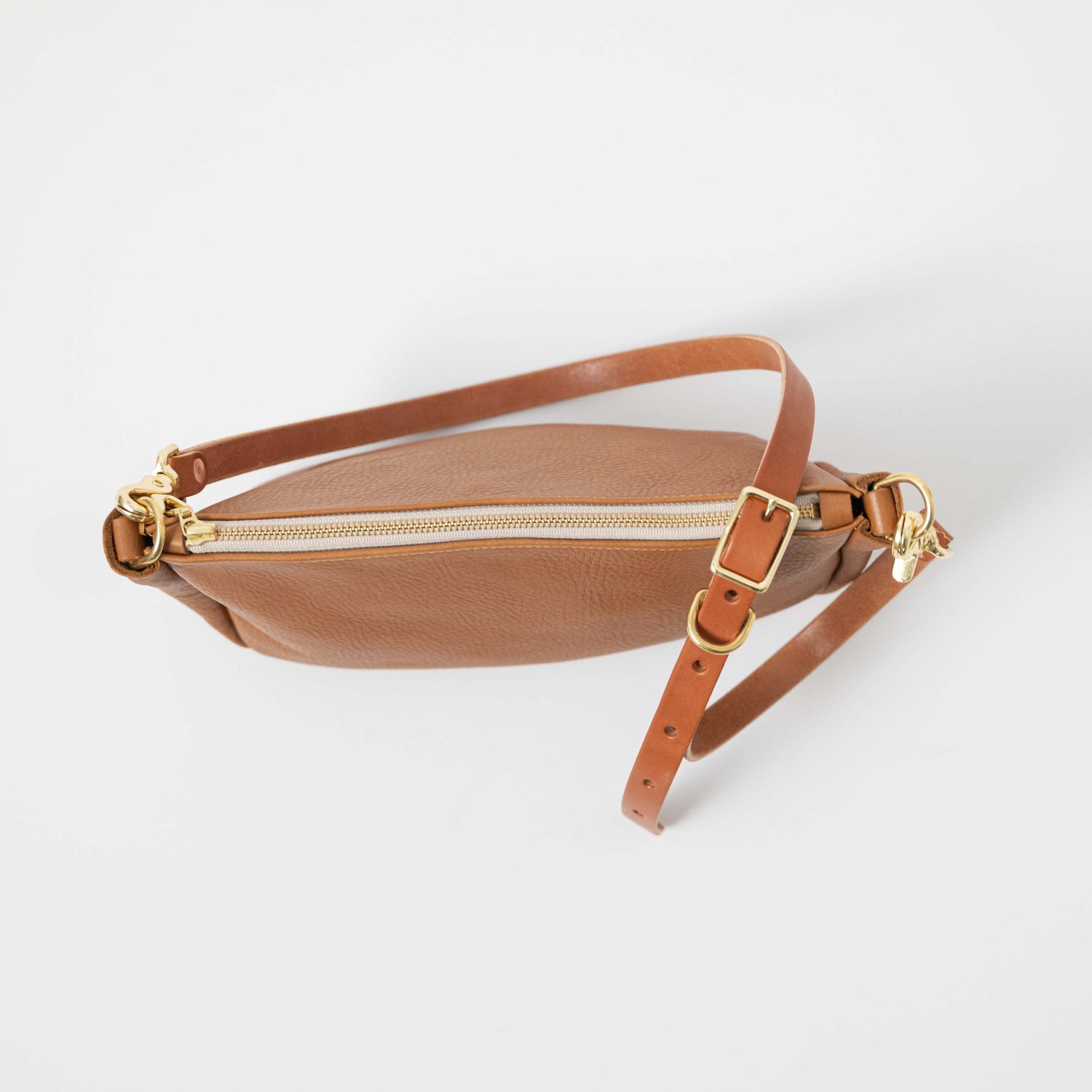 Scratch-and-Dent Cognac Cypress Crossbody Bag