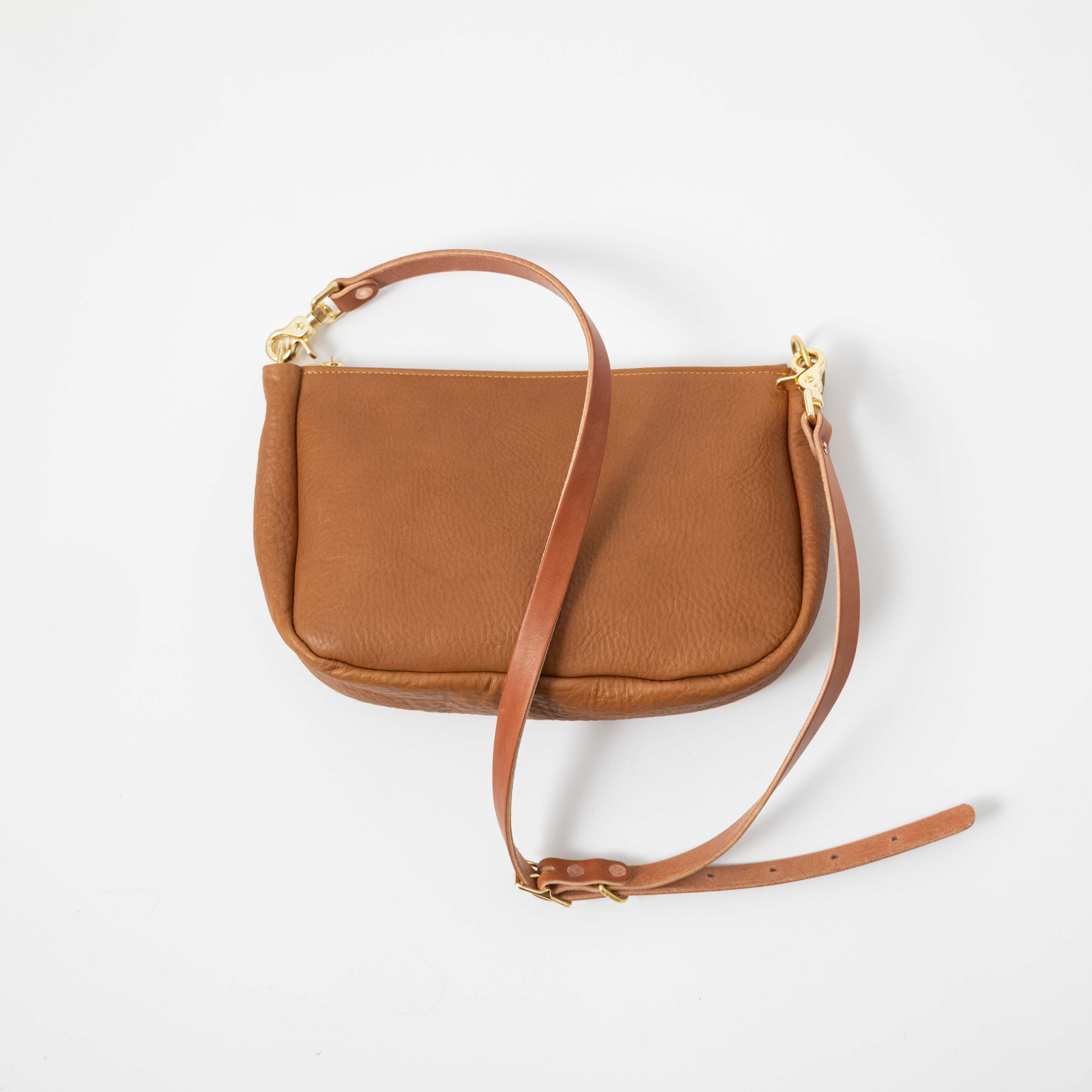 Scratch-and-Dent Cognac Cypress Crossbody Bag