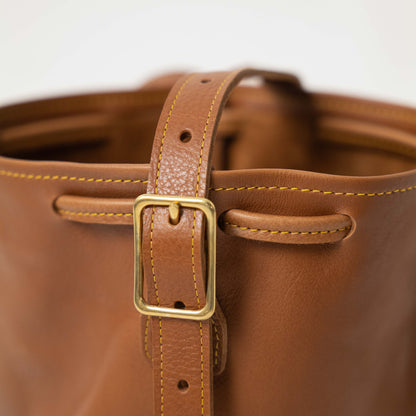 Scratch-and-Dent Cognac Cypress Bucket Bag